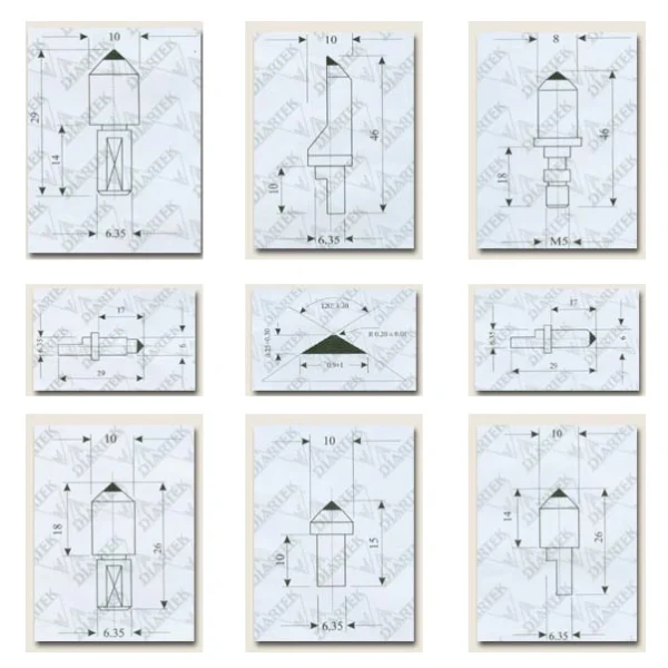 DIARTEK - Herramientas - Diamantadas - Penetradores de dureza