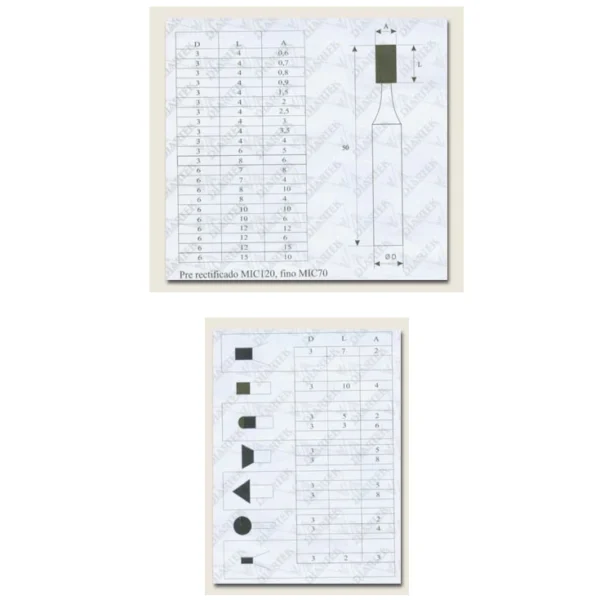 DIARTEK - Herramientas - Diamantadas - Puntas montadas