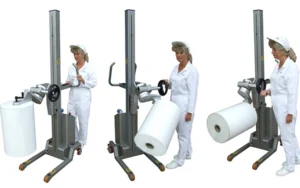 SYNERGY AUTOMATIZACION - Plataformas y carros de transporte - Carro porta bobina por eje - Image 2