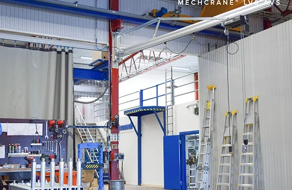 SYNERGY AUTOMATIZACION - Sistemas de transporte superior - Bandera: MECHCRANE
