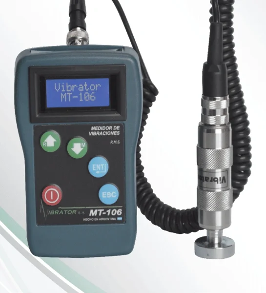 VIBRATOR - Medidor de vibraciones MT-106