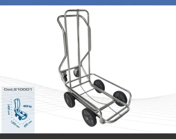 Carreta de envío 6 ruedas