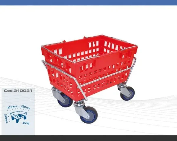 Carro para canasta de compras