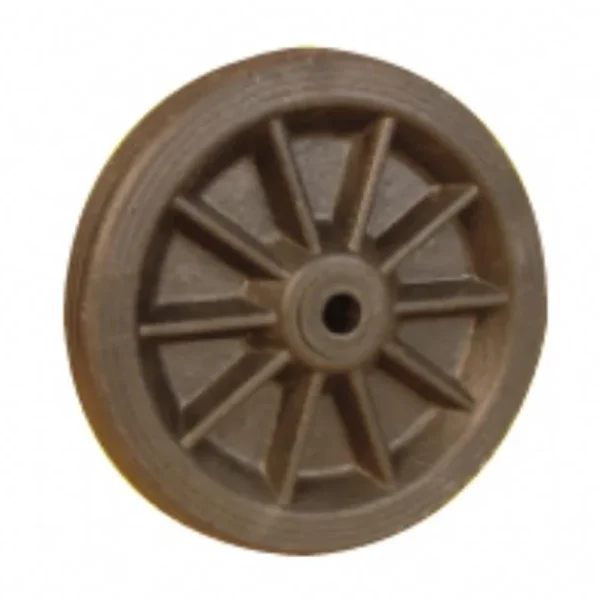 Rueda de goma compacta
