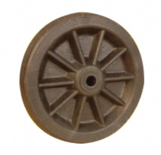 Rueda de goma compacta