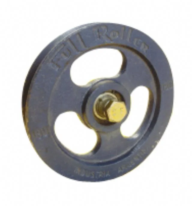 Rueda de hierro para portón