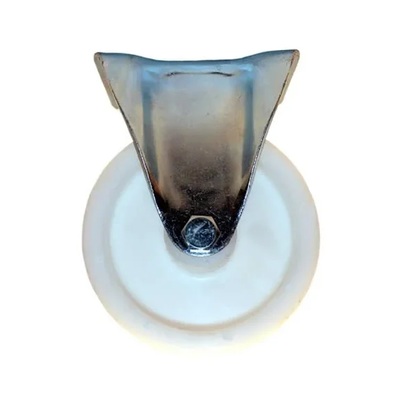Ruedas de nylon y poliuretano, nylon 6 con soportes inoxidables