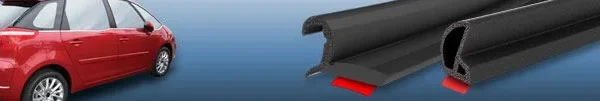 Burletes (perfil extruido caucho compacto y esponjoso). Línea automotriz