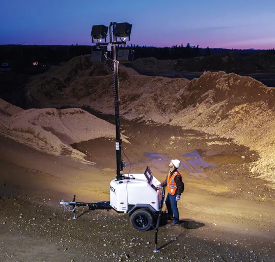 Torre De Iluminación Terex RL4