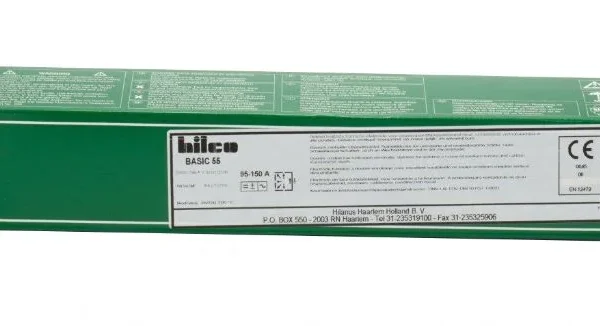 Electrodo Con Revestimiento Doble Para Aceros No Aleados Hilco Basic 55