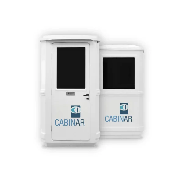 CABINA DE VIGILANCIA SIMPLE Medidas Externa: 115 cm. x 115 cm. Interna: 110 cm. x 110 cm. Altura: 225 cm.