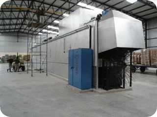 Horno para hojas de hojalata litografiadas